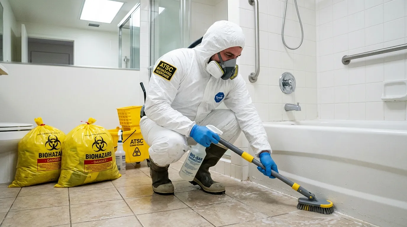 Decontamination equipment deployed for Blood Cleanup in Siesta Key